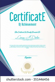 Certificate or diploma template