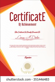 Certificate or diploma template