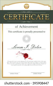Certificate or diploma template