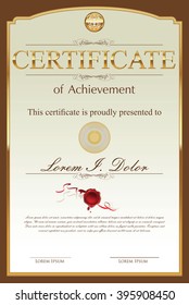 Certificate or diploma template