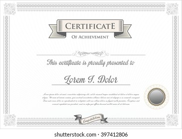 Certificate or diploma template