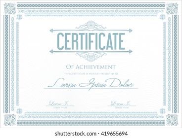 Certificate or diploma template 