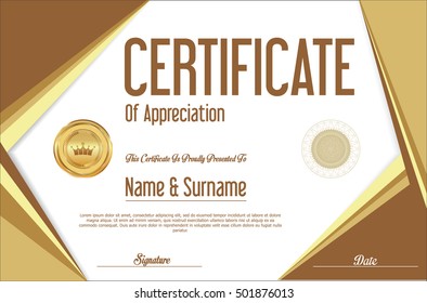 Certificate or diploma template