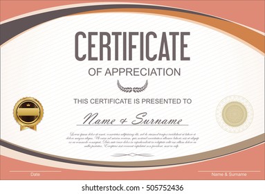 Certificate or diploma template 