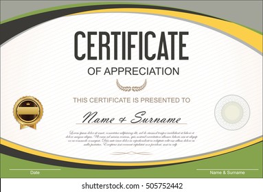 Certificate or diploma template 
