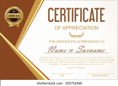Certificate or diploma template 