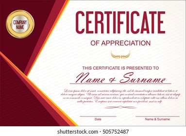 Certificate or diploma template 