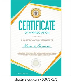 Certificate or diploma template