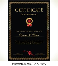 Certificate or diploma template 