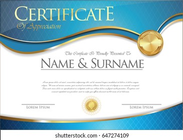 Certificate or diploma template 