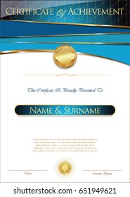 Certificate or diploma template