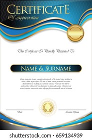 Certificate or diploma template