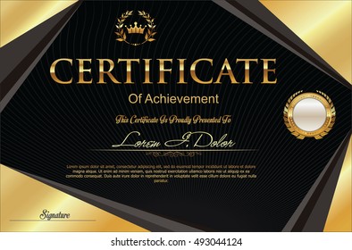 Certificate  or diploma template background