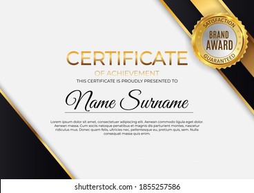 Certificate, diploma template background.Vector illustration EPS10