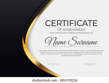 Certificate, diploma template background.Vector illustration EPS10