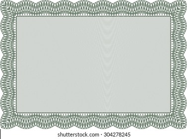 Certificate or diploma template. Complex background. Diploma of completion.Nice design. 