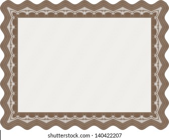 Certificate or diploma template, complex design