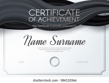 Award certificate black white Images, Stock Photos &amp; Vectors | Shutterstock