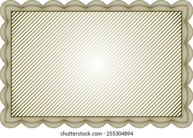 Certificate or diploma template. Modern design.