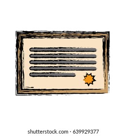 certificate document icon