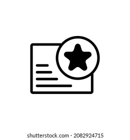 Certificate, Document and Paper icon vector illustration