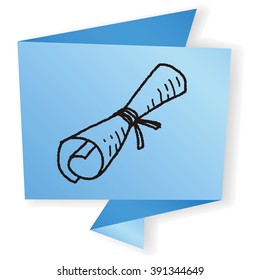 certificate doodle