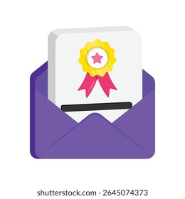Certificate Envelope Vector style icons. EPS 10 file.