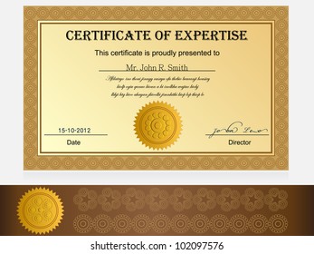 Certificate Of Expertise