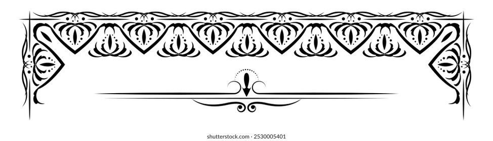 Certificate frames collection with ornaments	
