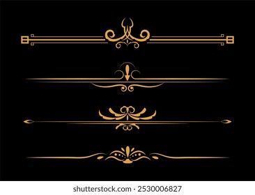 Certificate frames collection with ornaments