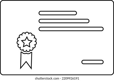 Certificate and graduate vector design