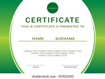 Certificate Appreciation Template Certificate Achievement Awards Stock ...