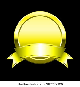 The certificate guarantees medal award golden glittering luxury.