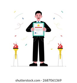 Certificate Hold Animation MP4 File
