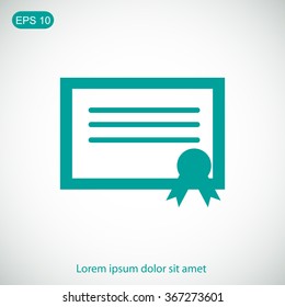 certificate  icon