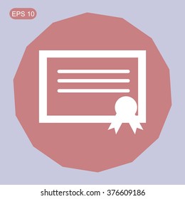 certificate  icon