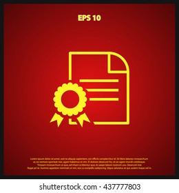 certificate icon