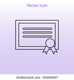 certificate  icon
