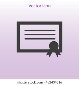 certificate  icon

