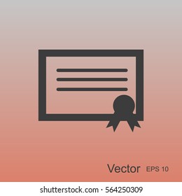 certificate  icon