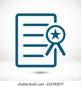 Certificate icon