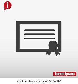 certificate  icon