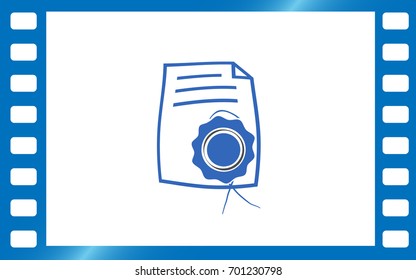 certificate icon