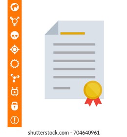 Certificate icon