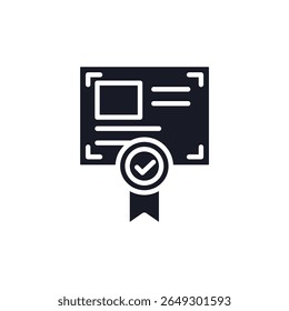 certificate  icon collection .design style with background
