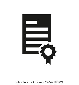 CERTIFICATE ICON CONCEPT