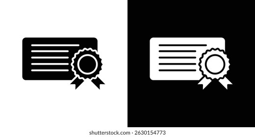 Conceito de ícone de certificado, ilustração de vetor