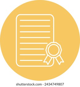 Certificate Icon Design For Personal And Commercial Use