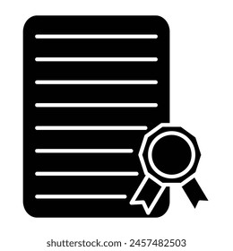 Certificate Icon Design For Personal And Commercial Use