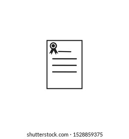 CERTIFICATE ICON DESIGN , VECTOR EPS10